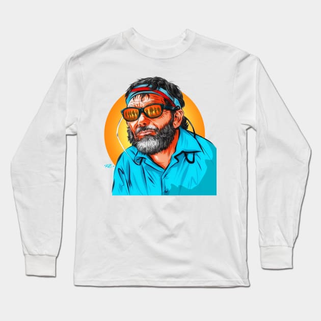 Sam Peckinpah - An illustration by Paul Cemmick Long Sleeve T-Shirt by PLAYDIGITAL2020